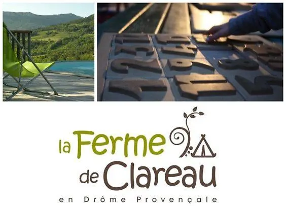 La Ferme De Clareau- Glamp'In Lodge Nature -Tentes Safari- Chambres D'Hotes Sous La Toile La Motte-Chalancon Campsite
