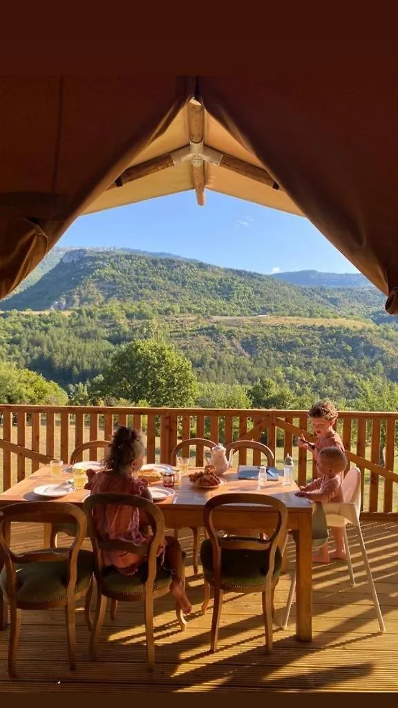 La Ferme De Clareau- Glamp'In Lodge Nature -Tentes Safari- Chambres D'Hotes Sous La Toile La Motte-Chalancon 0*,  France